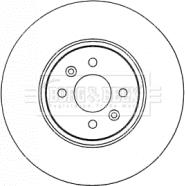 Borg & Beck BBD4572 - Тормозной диск autosila-amz.com