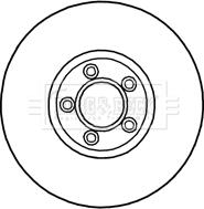 Borg & Beck BBD4691 - Тормозной диск autosila-amz.com