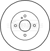 Borg & Beck BBD4649 - Тормозной диск autosila-amz.com