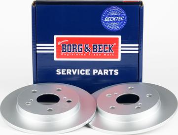 Borg & Beck BBD4666 - Тормозной диск autosila-amz.com