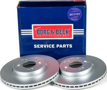 Borg & Beck BBD4660 - Тормозной диск autosila-amz.com