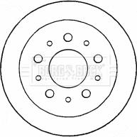 Borg & Beck BBD4609 - Тормозной диск autosila-amz.com