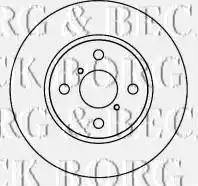 Borg & Beck BBD4604 - Тормозной диск autosila-amz.com