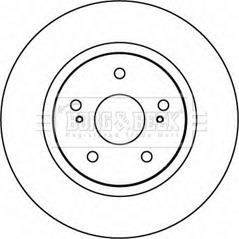 Borg & Beck BBD4607 - Тормозной диск autosila-amz.com