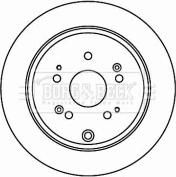 Borg & Beck BBD4610 - Тормозной диск autosila-amz.com