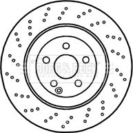 Borg & Beck BBD4676 - Тормозной диск autosila-amz.com