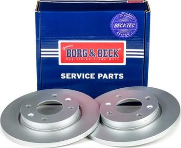 Borg & Beck BBD4098 - Тормозной диск autosila-amz.com