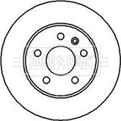 Blue Print ADU174369 - Диск тормозной MERCEDES VITO W638 108-114 2.0-2.3 передний D 276мм. autosila-amz.com