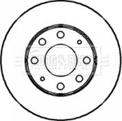 Borg & Beck BBD4156 - Тормозной диск autosila-amz.com