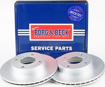 Borg & Beck BBD4167 - Тормозной диск autosila-amz.com