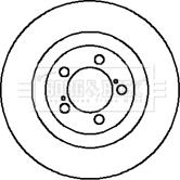 Borg & Beck BBD4119 - Тормозной диск autosila-amz.com