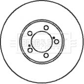 Borg & Beck BBD4117 - Тормозной диск autosila-amz.com