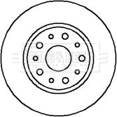 Borg & Beck BBD4181 - Тормозной диск autosila-amz.com