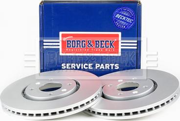 Borg & Beck BBD4133 - Тормозной диск autosila-amz.com