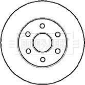 Borg & Beck BBD4854 - Тормозной диск autosila-amz.com