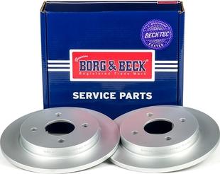 Borg & Beck BBD4869 - Тормозной диск autosila-amz.com
