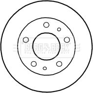 Borg & Beck BBD4801 - Тормозной диск autosila-amz.com