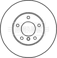 Borg & Beck BBD4810 - Тормозной диск autosila-amz.com