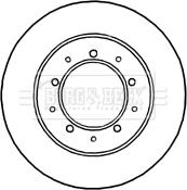 Ferodo DDF262-1 - Тормозной диск autosila-amz.com