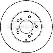 Borg & Beck BBD4399 - Тормозной диск autosila-amz.com