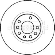 Borg & Beck BBD4395 - Тормозной диск autosila-amz.com