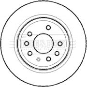 Borg & Beck BBD4396 - Тормозной диск autosila-amz.com