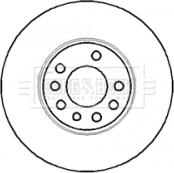 Borg & Beck BBD4365 - Тормозной диск autosila-amz.com