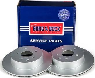 Borg & Beck BBD4368 - Тормозной диск autosila-amz.com