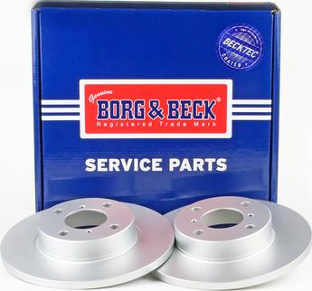 Borg & Beck BBD4300 - Тормозной диск autosila-amz.com