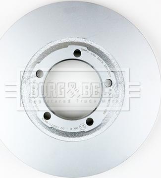 Borg & Beck BBD4303 - Тормозной диск autosila-amz.com