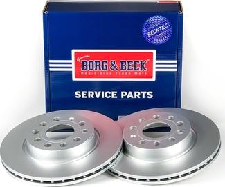 Borg & Beck BBD4314 - Тормозной диск autosila-amz.com