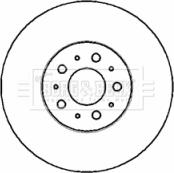 Borg & Beck BBD4389 - Тормозной диск autosila-amz.com