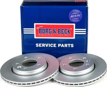 Borg & Beck BBD4387 - Тормозной диск autosila-amz.com