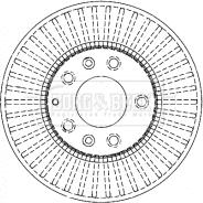 Borg & Beck BBD4334 - Тормозной диск autosila-amz.com