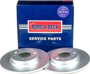Borg & Beck BBD4335 - Тормозной диск autosila-amz.com