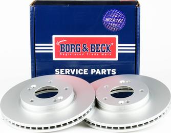 Borg & Beck BBD4338 - Тормозной диск autosila-amz.com