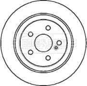 Borg & Beck BBD4291 - Тормозной диск autosila-amz.com