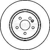 Borg & Beck BBD4293 - Тормозной диск autosila-amz.com