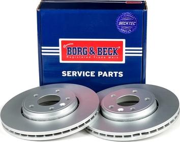 Borg & Beck BBD4297 - Диск тормозной передний вентилируемый autosila-amz.com