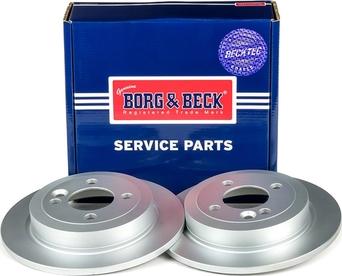 Borg & Beck BBD4257 - Тормозной диск autosila-amz.com