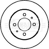 Borg & Beck BBD4201 - Тормозной диск autosila-amz.com