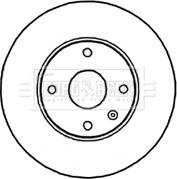 Borg & Beck BBD4794 - Тормозной диск autosila-amz.com