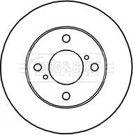 Borg & Beck BBD4791 - Тормозной диск autosila-amz.com