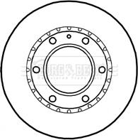 Borg & Beck BBD4793 - Тормозной диск autosila-amz.com