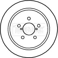 Borg & Beck BBD4764 - Тормозной диск autosila-amz.com