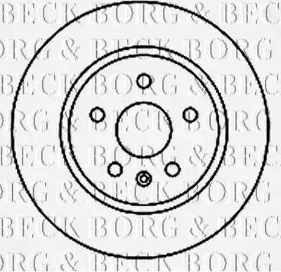 Borg & Beck BBD4766 - Тормозной диск autosila-amz.com