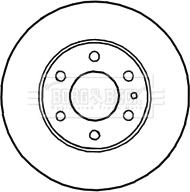 Borg & Beck BBD4709 - Тормозной диск autosila-amz.com