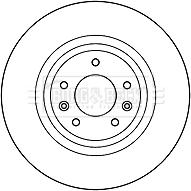 Borg & Beck BBD4706 - Тормозной диск autosila-amz.com