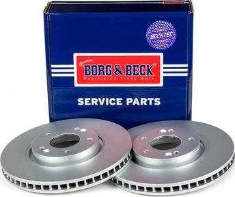 Borg & Beck BBD4702 - Тормозной диск autosila-amz.com