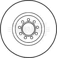 Borg & Beck BBD4711 - Тормозной диск autosila-amz.com